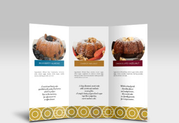 Cake Tales bundt cake brochure